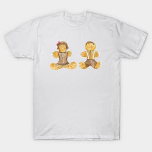 Gingerbread boy and girl T-Shirt